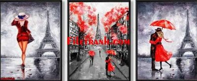 File gốc File gốc in bộ tranh decor treo tráng gương canvas GB15708 (phiên bản chuẩn) để in ấn