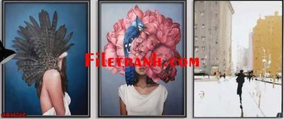 File gốc in mica File gốc in bộ tranh decor treo tráng gương canvas GB15762 chất lượng