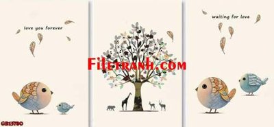 File in lụa File gốc in bộ tranh decor treo tráng gương canvas GB15780 (phong cảnh) File gốc in bộ tranh decor treo tráng gương canvas GB15780
