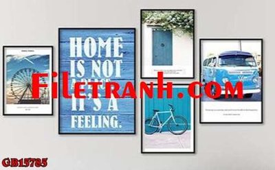 File ảnh gốc File gốc in bộ tranh decor treo tráng gương canvas GB15785 không vỡ nét