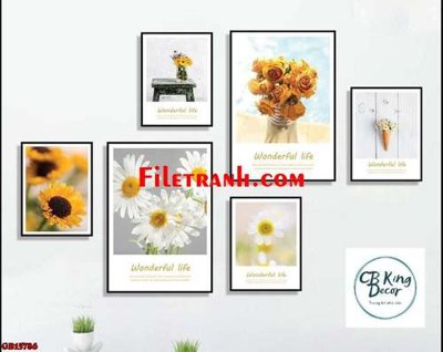 File gốc in ấn File gốc in bộ tranh decor treo tráng gương canvas GB15786 chuẩn màu CMYK