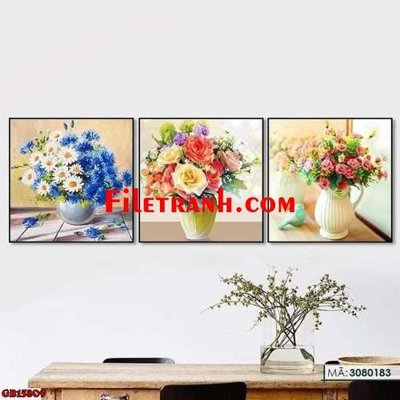 Tải file File gốc in bộ tranh decor treo tráng gương canvas GB15809 (PSD) cho in tranh kính