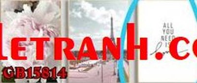 File in trần File gốc in bộ tranh decor treo tráng gương canvas GB15814 (bản gốc) mây trời