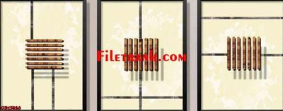 File tranh trang trí File gốc in bộ tranh decor treo tráng gương canvas GB15826 (tải file gốc)