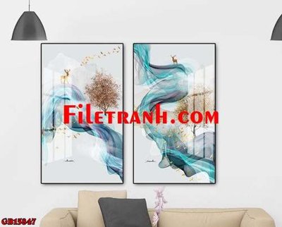 Tải file gốc File gốc in bộ tranh decor treo tráng gương canvas GB15847 (bản PSD) gốc