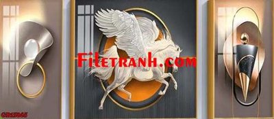 File gốc File gốc in bộ tranh decor treo tráng gương canvas GB15865 (cho in ấn) từ kho Filetranh