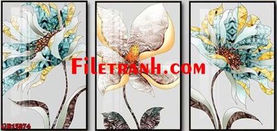 File gốc File gốc in bộ tranh decor treo tráng gương canvas GB15874 (in mica) trang trí