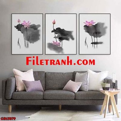 File gốc File gốc in bộ tranh decor treo tráng gương canvas GB15879 (in tráng gương) nghệ thuật