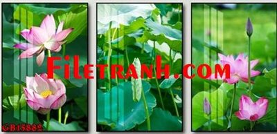 Download file gốc File gốc in bộ tranh decor treo tráng gương canvas GB15882 (in mica) 3D