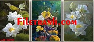 File tranh File gốc in bộ tranh decor treo tráng gương canvas GB15890 (gốc) chủ đề trẻ em