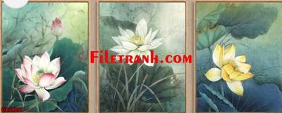 File gốc File gốc in bộ tranh decor treo tráng gương canvas GB15891 (phong cách) cổ điển