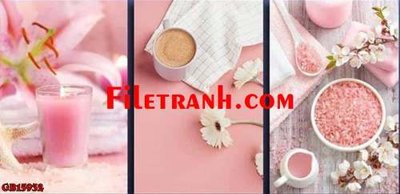 File tranh trang trí File gốc in bộ tranh decor treo tráng gương canvas GB15932 (tải file gốc)