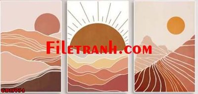 Mua file gốc File gốc in bộ tranh decor treo tráng gương canvas GB15934 (PSD) tại Filetranh.com