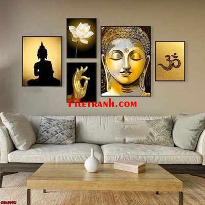 File ảnh File gốc in bộ tranh decor treo tráng gương canvas GB15950 (gốc) in biển hiệu