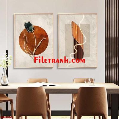 File gốc File gốc in bộ tranh decor treo tráng gương canvas GB15960 (PNG) nền trong suốt