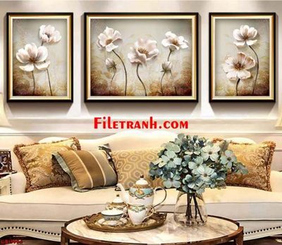 Tải file tranh gốc File gốc in bộ tranh decor treo tráng gương canvas GB15994 chất lượng cao