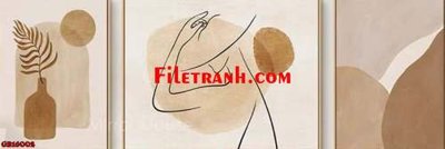 File gốc File gốc in bộ tranh decor treo tráng gương canvas GB16002 (chuẩn màu) cho in offset