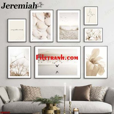 File tranh File gốc in bộ tranh decor treo tráng gương canvas GB16015 (ảnh gốc) in trần xuyên sáng