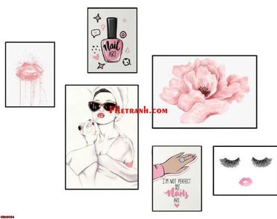 Tải file File gốc in bộ tranh decor treo tráng gương canvas GB16054 (gốc) làm file in ấn