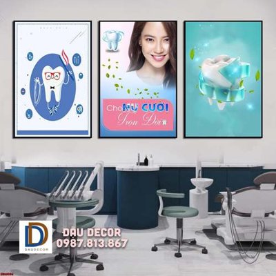 File in trần File gốc in bộ tranh decor treo tráng gương canvas GB16094 (bản gốc 3D) sống động