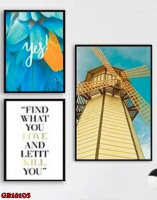 Mua file ảnh gốc File gốc in bộ tranh decor treo tráng gương canvas GB16103 (chất lượng cao)