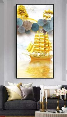 File gốc File gốc in bộ tranh decor treo tráng gương canvas GB16127 (cho in 3D) độc đáo