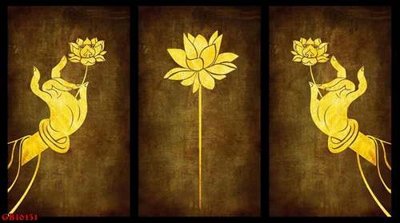 File ảnh File gốc in bộ tranh decor treo tráng gương canvas GB16131 (gốc) in PP, decal