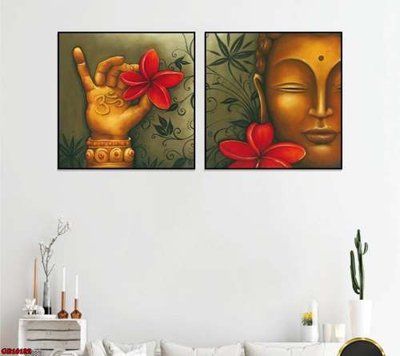 File ảnh gốc File gốc in bộ tranh decor treo tráng gương canvas GB16182 không vỡ nét