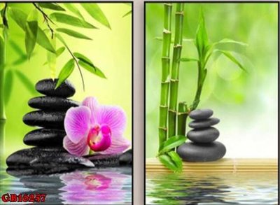 File tranh in trần File gốc in bộ tranh decor treo tráng gương canvas GB16257 (ảnh gốc siêu nét)