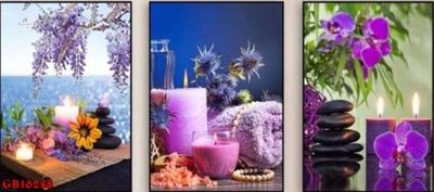 File tranh File gốc in bộ tranh decor treo tráng gương canvas GB16258 (gốc) chủ đề trẻ em