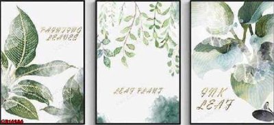 File gốc File gốc in bộ tranh decor treo tráng gương canvas GB16286 (vector) cho in ấn