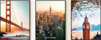 Chi tiết file ảnh File gốc in bộ tranh decor treo tráng gương canvas GB16291 sắc nét