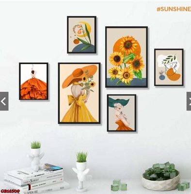 Mua file gốc File gốc in bộ tranh decor treo tráng gương canvas GB16309 (in ấn) tại Filetranh.com