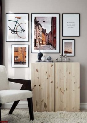 File gốc File gốc in bộ tranh decor treo tráng gương canvas GB16333 (vector) cho in ấn