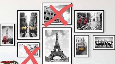 File in trần File gốc in bộ tranh decor treo tráng gương canvas GB16379 (bản gốc) hoa văn