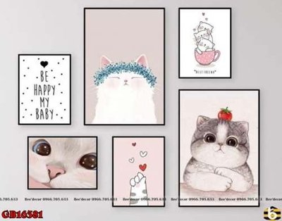 Download file gốc File gốc in bộ tranh decor treo tráng gương canvas GB16381 (in lụa) cao cấp