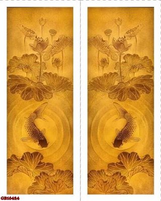 Hình ảnh file gốc in trần nhà File gốc in bộ tranh decor treo tráng gương canvas GB16424