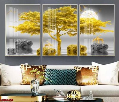 Tải file gốc File gốc in bộ tranh decor treo tráng gương canvas GB16438 (để in lụa)