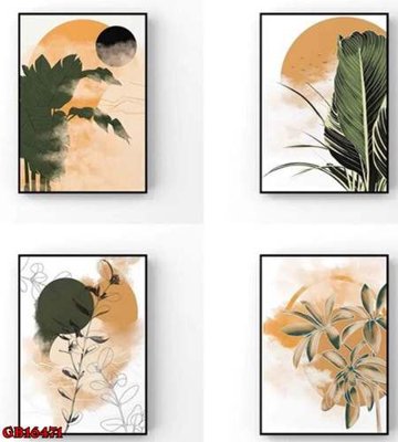 File gốc File gốc in bộ tranh decor treo tráng gương canvas GB16471 (ảnh chi tiết) để in trần