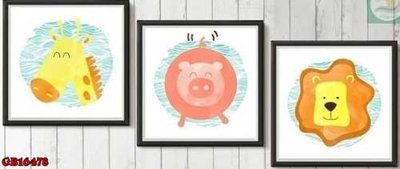 File gốc File gốc in bộ tranh decor treo tráng gương canvas GB16478 (vector) cho in ấn