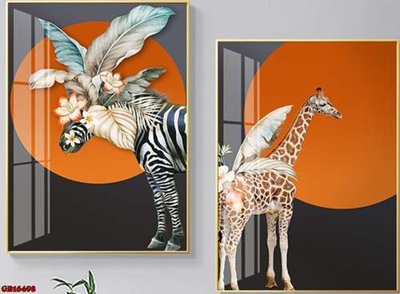 Chi tiết file gốc File gốc in bộ tranh decor treo tráng gương canvas GB16498 (cho in tráng gương)