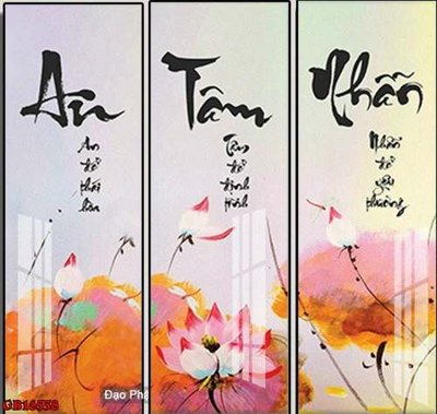 File tranh File gốc in bộ tranh decor treo tráng gương canvas GB16558 (gốc) in trên kính