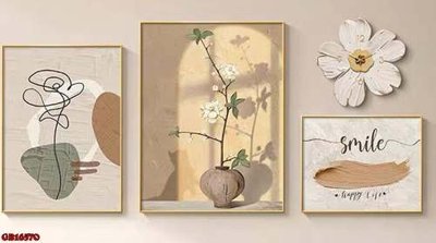 File tranh File gốc in bộ tranh decor treo tráng gương canvas GB16570 (ảnh gốc) in trần xuyên sáng