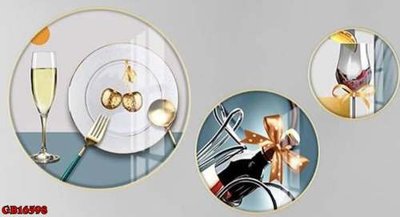 File in trần File gốc in bộ tranh decor treo tráng gương canvas GB16598 (bản gốc) 5D