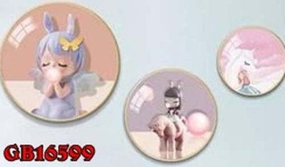 File tranh File gốc in bộ tranh decor treo tráng gương canvas GB16599 (bản gốc) treo quán cafe