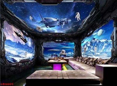 File PSD File gốc in bộ tranh decor treo tráng gương canvas GB16605 (gốc) cho designer