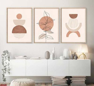 File PSD File gốc in bộ tranh decor treo tráng gương canvas GB16638 (gốc) nhiều lớp (multi-layer)