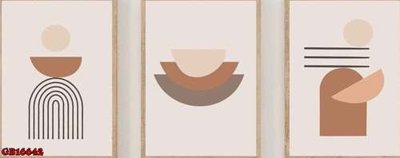 File gốc File gốc in bộ tranh decor treo tráng gương canvas GB16642 (chuẩn CMYK) cho nhà in