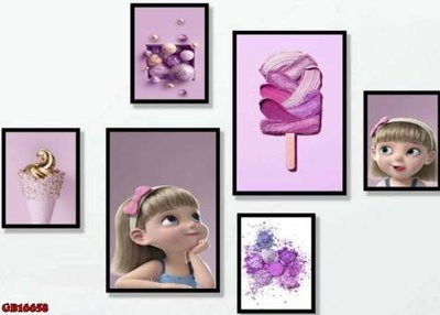 Download file File gốc in bộ tranh decor treo tráng gương canvas GB16658 (chuẩn in) File gốc in bộ tranh decor treo tráng gương canvas GB16658