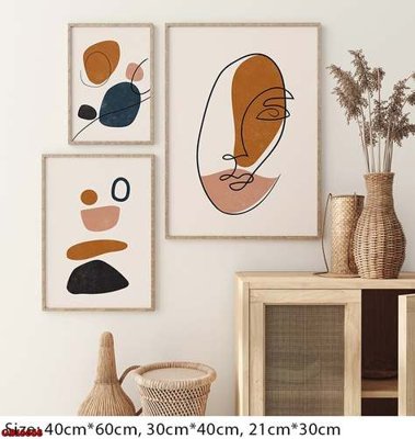 File gốc File gốc in bộ tranh decor treo tráng gương canvas GB16668 (phong cách) cổ điển